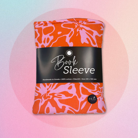 MUS Book Sleeve | Abstract rood