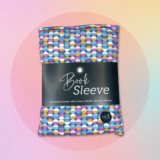 MUS Book Sleeve | Abstract halve rondjes kleurrijk
