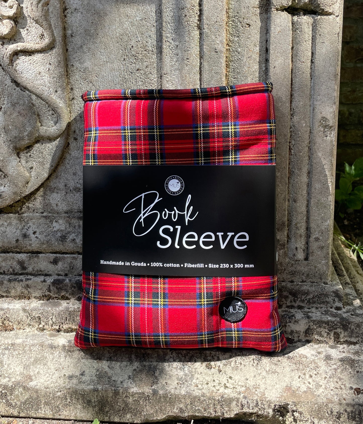 MUS Book Sleeve | Schotse ruit fijn