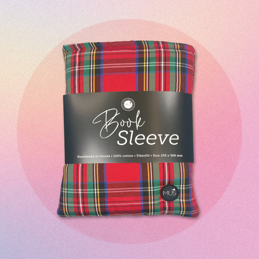 MUS Book Sleeve | Schotse ruit grof