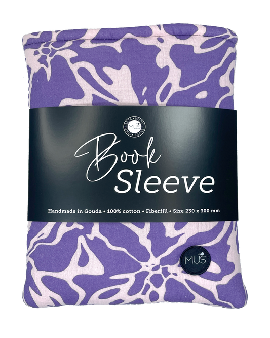 MUS Book Sleeve | Abstract Paars-Roze