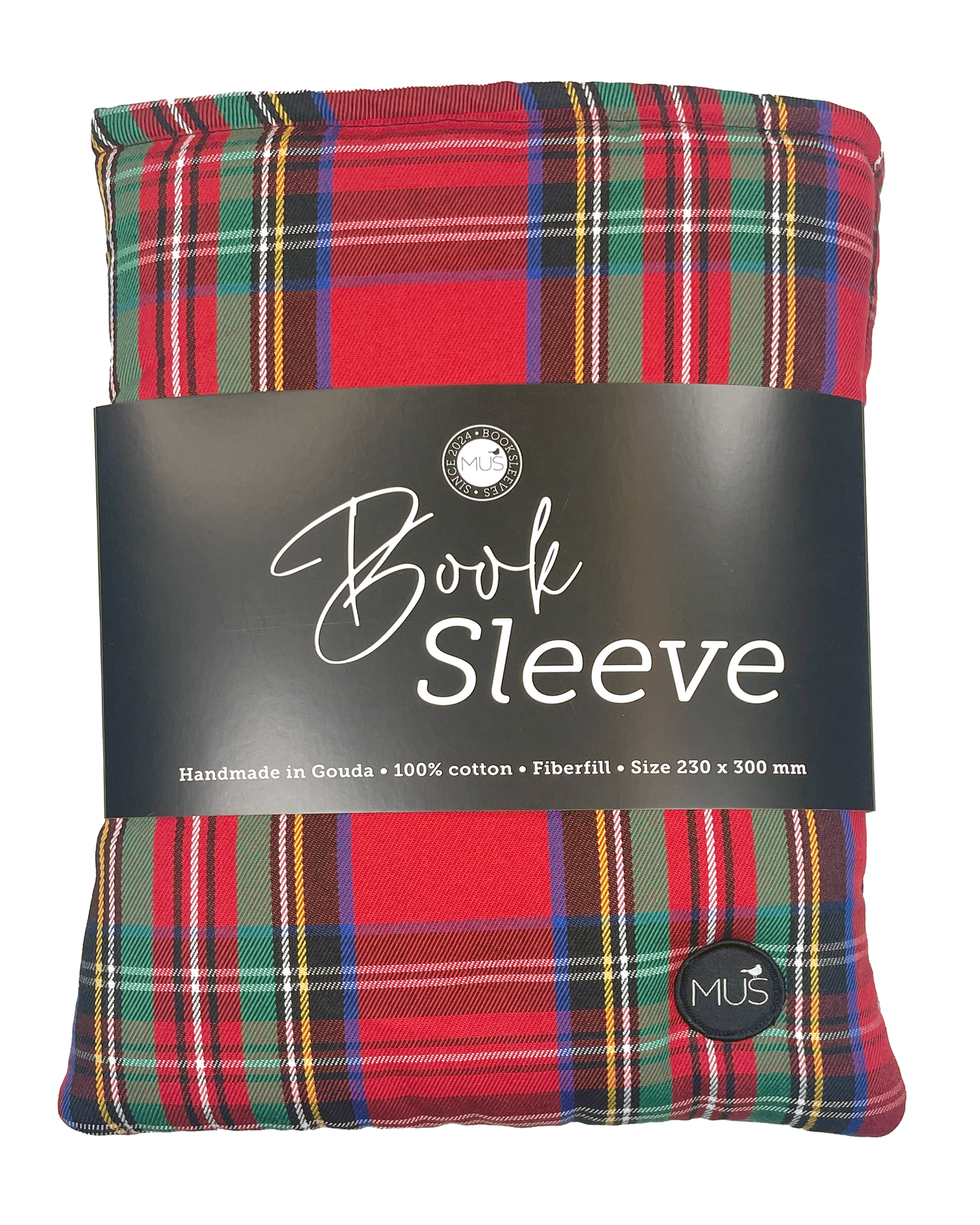 MUS Book Sleeve | Schotse ruit grof