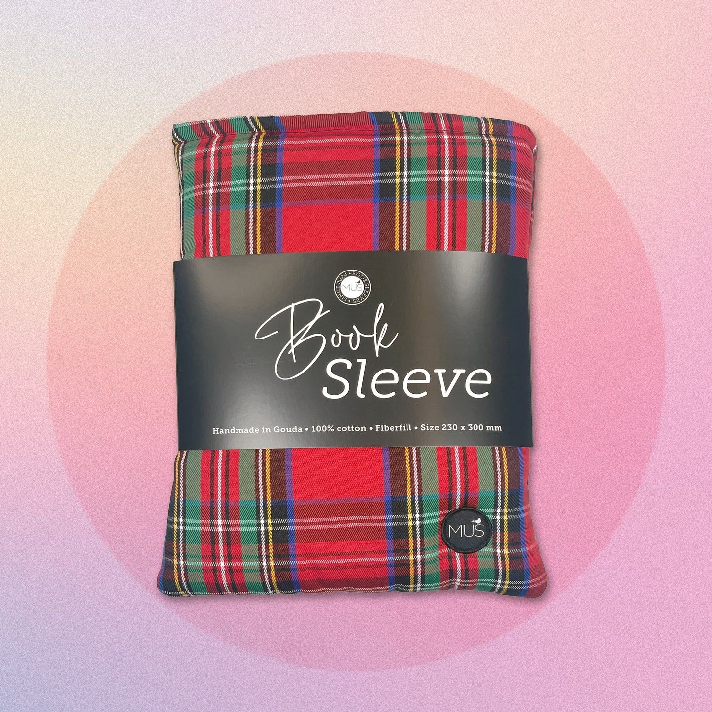 MUS Book Sleeve | Schotse ruit grof