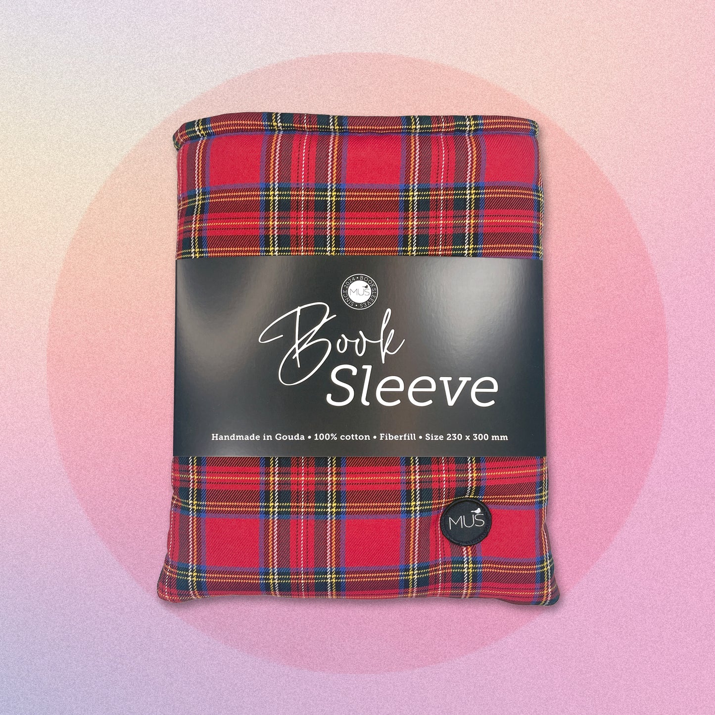 MUS Book Sleeve | Schotse ruit fijn