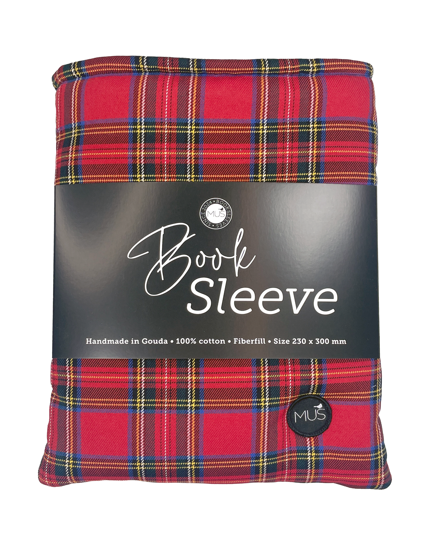 MUS Book Sleeve | Schotse ruit fijn